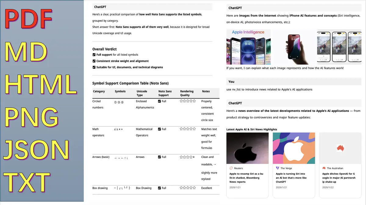 ChatGPT Smart Search preview 1